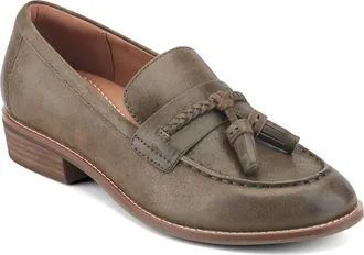 Earth Elinna Tassel Loafer in Dark Green at Nordstrom, Size 9.5