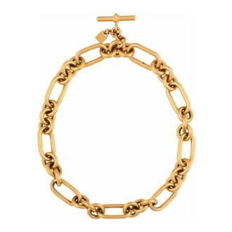 Balmain Synchroniseer gouden messing ketting - Dames - Kettingen - Geel - ONE Size - Accessoires