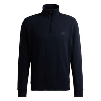 HUGO BOSS Heren, Sweatshirts & Hoodies, Blauw, Maat: M Katoen