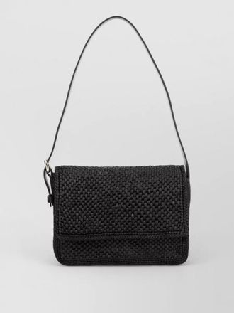 Maneb&igrave; raffia tote shoulder bag