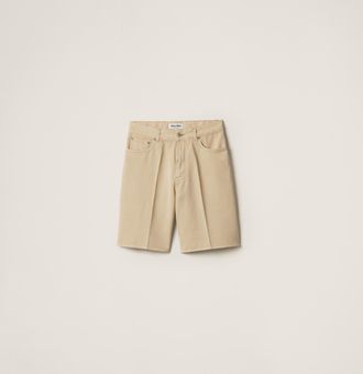 Miu Miu Light denim bermudas