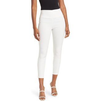 Patrizia Luca High Waist Capri Crop Leggings in White at Nordstrom Rack, Size X-Small