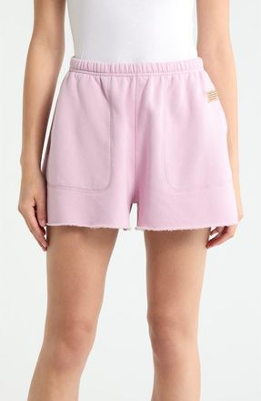 Lunya Silksweats Reversible Lounge Shorts in Blushed Lavender at Nordstrom, Size Xx-Small