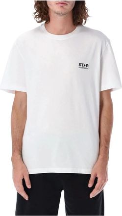 Golden Goose Tops, Heren, Wit, XL, Star Regular T-Shirt