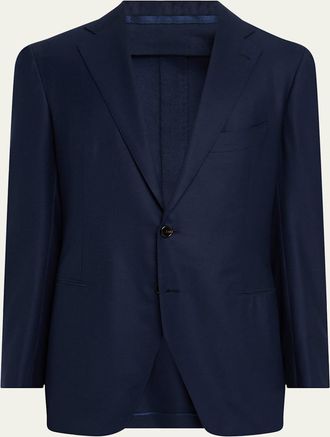 Cesare Attolini Mens Deconstructed Wool Two-Button Blazer