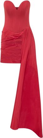 Rebecca Vallance Sculpted Mini Dress - Dames - Feestkleedjes - Rood - 2XS - Kleedjes