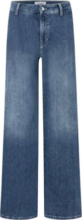 Cambio Sportieve Denim Blauwe Jeans - Dames - Loose Fit Jeans - Blauw - S - Denim - Jeans