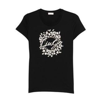 Liu Jo Dames, Tops, Zwart, Maat: XS Katoen