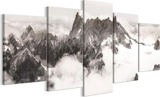 OEM Cuadro Sobre Lienzo Italiano De 100 X 50 Cm, Pent&aacute;ptico - Estilo Cl&aacute;sico - Naturaleza Cuadro Sobre Lienzo Italiano De 200 X 100 Cm, Pent&aacute;ptico - Estil