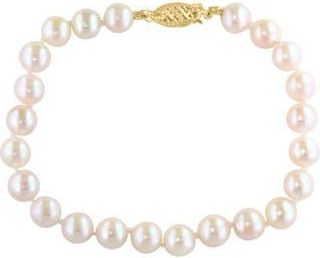 Effy 14K Gold Akoya Pearl Bracelet in White at Nordstrom Rack
