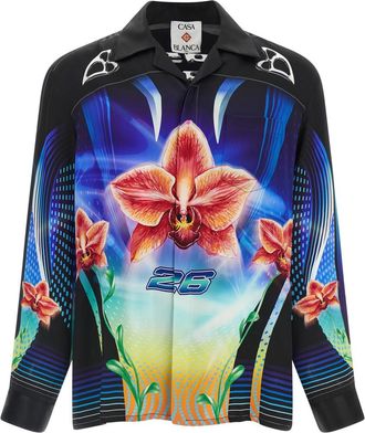 Casablanca Multicolor Orchid Racer Shirt