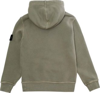 Stone Island Boys Hoodie Sweater Beige Cotton Hoods & Sweatshirts