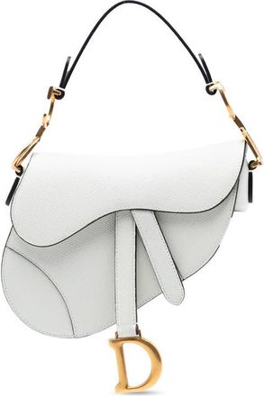 Dior Pre-owned Dior Mini Grained Calfskin Saddle Bag Ladies 09-MA-1109