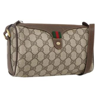 Gucci Pre-owned Cross Body Bags, female, Beige, Size: ONE SIZE Pre-owned Plastic Cross Body Bag