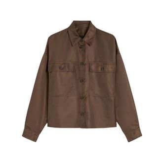 Max Mara Dames, Jassen, Bruin, Maat: M