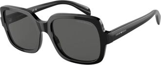 Emporio Armani Ea 4195 Zonnebril - unisex - Zonnebrillen - Zwart - 55 MM - Accessoires