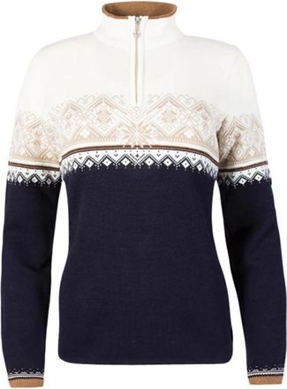 Dale of Norway 91461 St.moritz Fem. Sweater_P 923.59.005.s - Dames - Coltruien - Blauw - L - Truien & Vesten