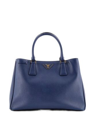 Prada Gardeners Saffiano Leather Medium tote bag - Blauw