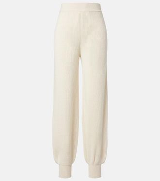 Loro Piana Juniper ribbed-knit cashmere sweatpants