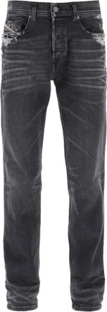 Diesel Slim-fit Jeans - Heren - Slim Fit Jeans - Grijs - W32 - Katoen - Jeans