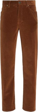 Ermenegildo Zegna Cashco Roccia corduroy trousers - men - Cotton/Cotton/Cashmere/Elastane/Polyester - 30 - Brown