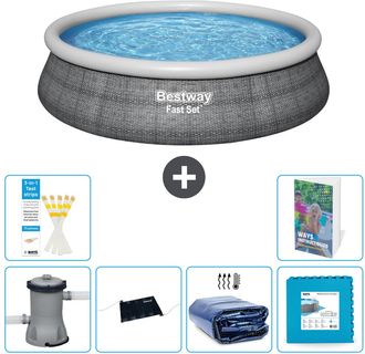 Bestway Piscina Bestway Fast Set Redonda - 457x84 Cm - 7-piezas S340