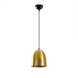 Wonderlamp L&aacute;mpara de techo oro de metal y decoraci&oacute;n en relieve