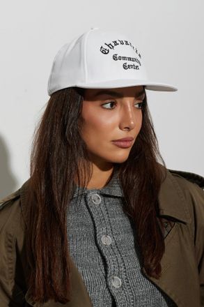 Willy Chavarria Chavarria Community Center Baseball Cap, Unisex, White