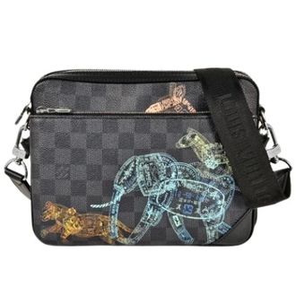 Louis Vuitton Pre-owned Cross Body Bags, male, Black, Size: ONE SIZE Pre-owned Vintage Cross Body Bag