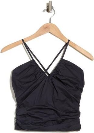 Young Fabulous & Broke Lake Ruched Cotton Camisole in Midnight at Nordstrom Rack, Size X-Small