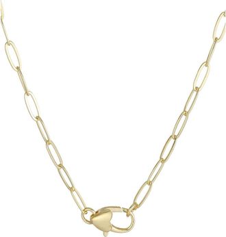 Adornia Heart Lock Pendant Necklace in Gold at Nordstrom Rack