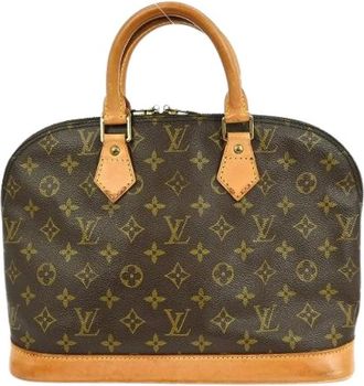 Louis Vuitton Pre-owned Handbags, female, Brown, Size: ONE SIZE Pre-owned Canvas Handbag