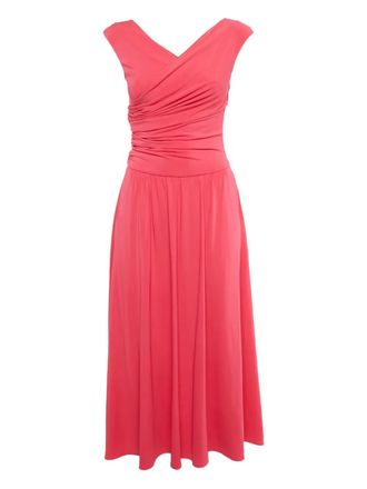 Max Mara Ruching jersey dress - Rosa