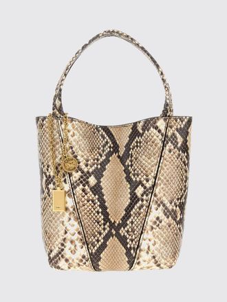 Chlo&eacute; Borsa mini Spin in pelle stampa pitone con tracolla amovibile