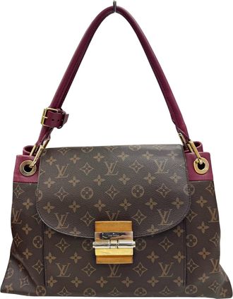 Louis Vuitton Bordeaux Brown Monogram Leather Handbag Tote Bag (Pre-Owned)