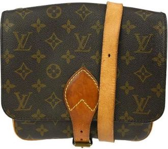 Louis Vuitton Pre-owned Cross Body Bags, female, Brown, Size: ONE SIZE Pre-owned Canvas Cross Body Bag