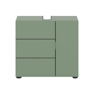 Calicosy Mueble bajo lavabo de 2 puertas l60 cm - verde