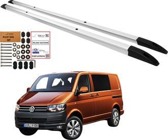 OEM Barras De Techo Integradas Volkswagen Transporter T5 T6 Long Aluminio