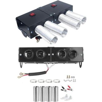 OEM Calentador De Coche Desempa&ntilde;ador Autom&aacute;tico De 4 Orificios Ventilador De Calefacci&oacute;n Desempa&ntilde;ador Desempa&ntilde;ador 800w 12v Descongelador Eficiente Con 4 
