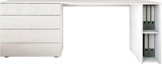 Borchardt Möbel Schreibtisch »Vaasa« Breite 196 cm, Push to Open-Funktion