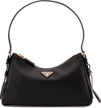 Prada Shoulder Bags, female, Black, Size: ONE SIZE Black