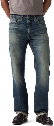 Levi's 505 Relaxed Straight Leg Selvedge Jeans in Greatest Story Selvedge at Nordstrom, Size 33 X 32