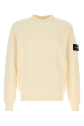 Stone Island Off White Logo Sweaters