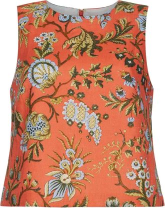 Cara Cara Mackenzie top met bloemenprint - Oranje