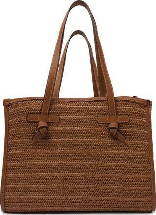 Gianni Chiarini Borsa tote con nodo - Marrone