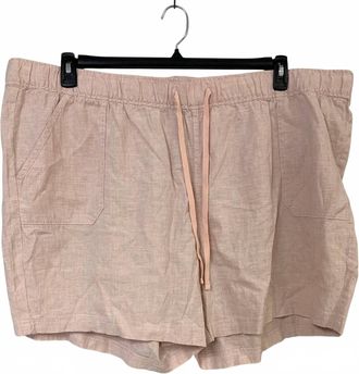 Eddie Bauer Womens Hemplify Beach Pull Shorts - Plus In Pale Pink