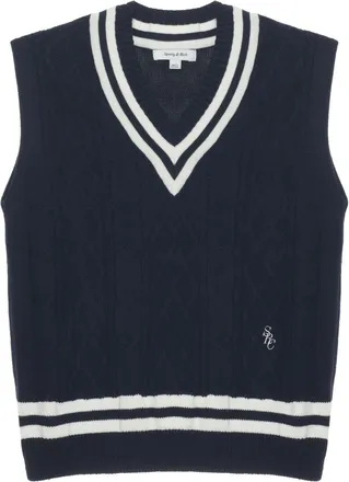 Sporty & Rich Spencer met V-hals - Blauw