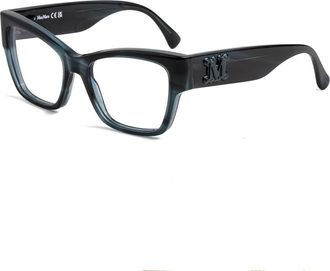 Max Mara Optisch Montuur - Dames - Brillen - Blauw - 52 MM - Accessoires