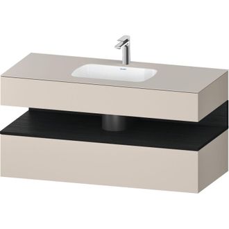 Duravit Qatego Lavabo Encastrado Con Base De Lavabo Consola, - Duravit