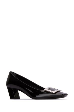 Roger Vivier Nero Calfskin Pal Scarpe Con Tacco High Heel Shoes